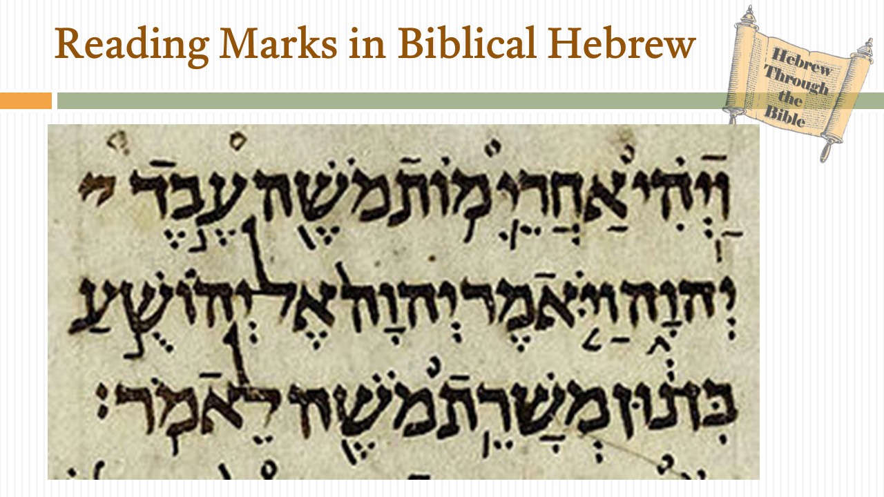 Reading Marks in Biblical Hebrew